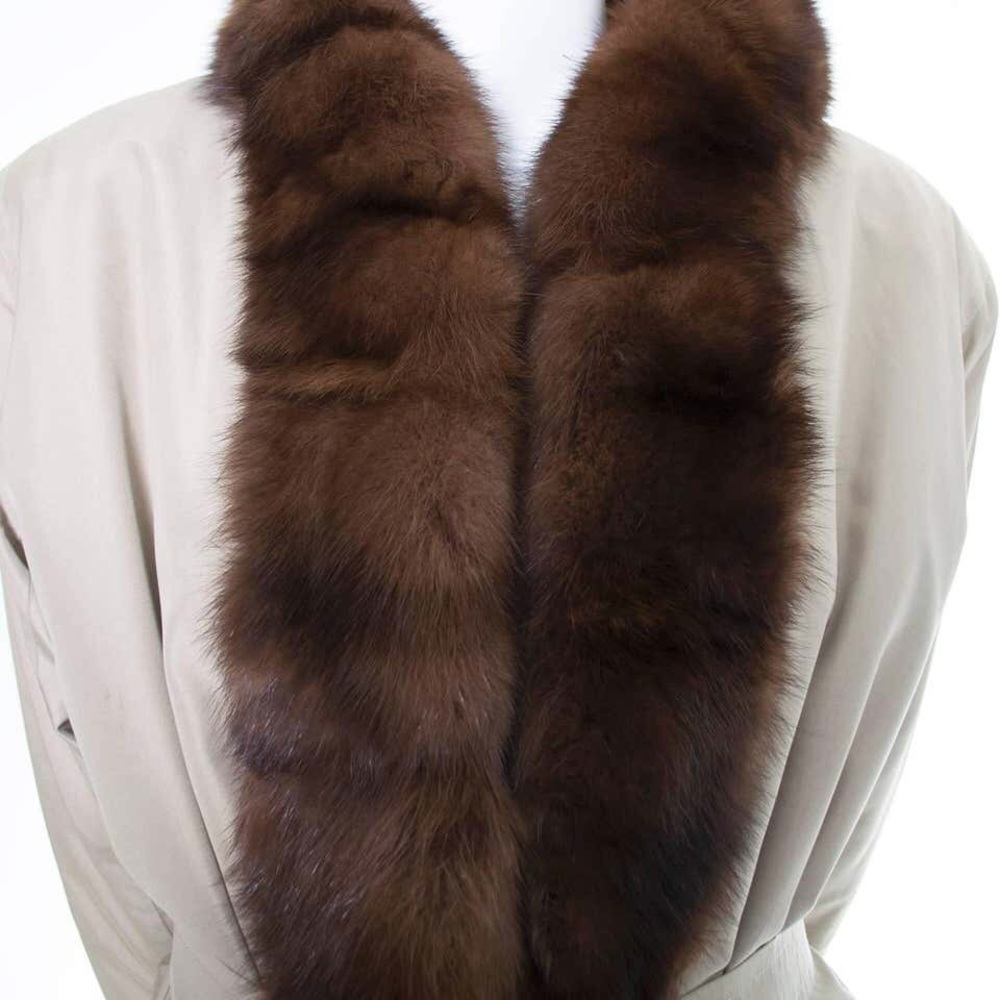 Yves Saint Laurent Mink Lined Trench Coat